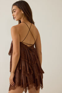 Ellie Lace Mini Dress Detail 4 - Altar'd State