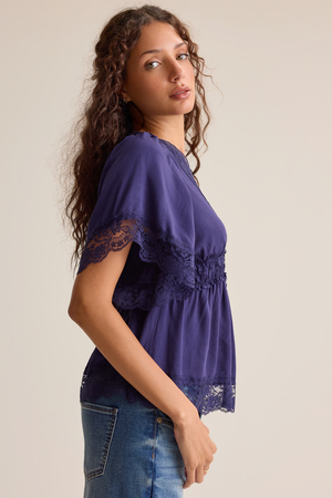 Evanelle Lace Babydoll Top - Altar'd State - 