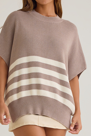 Xena Long Strip Sweater - Altar'd State
