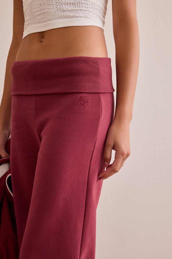 Go With Your Flow Foldover Pant Detail 5 - Altar'd State