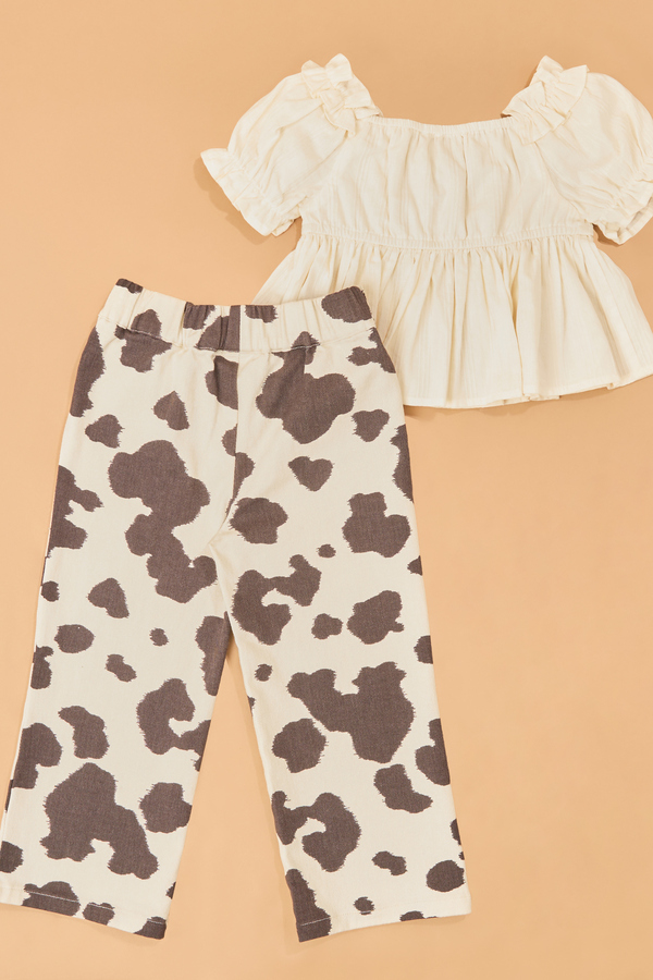 Prairie Cowgirl Flowy Top and Pant Set Detail 4 - Altar'd State