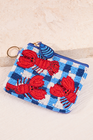 Lobster Beaded Pouch - Altar'd State - 