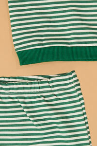 Santa and Stripes Jogger Set Detail 3 - Altar'd State