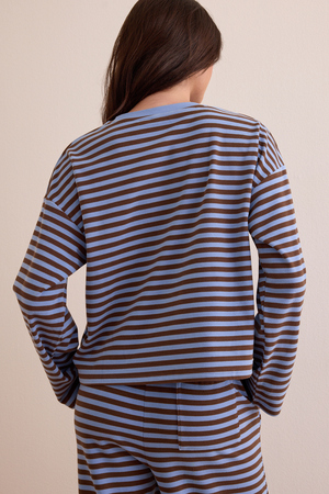 Weekend Stripe Lounge Top - Altar'd State