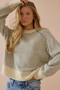 Tessa Rib Hem Sweater Detail 4 - Altar'd State