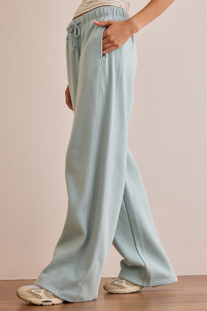 Varsity Wide Leg Sweat Pant - Altar'd State - 