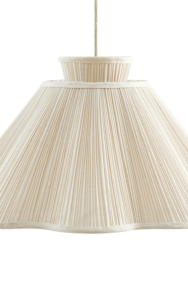 Maybelle Linen Pendant Detail 1 - Altar'd State