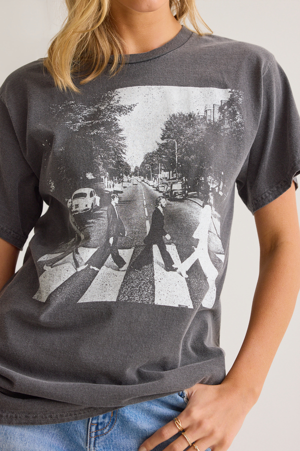 Abbey Road Beetles Oversized Tee Detail 4 - Altar'd State