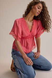 Evanelle Lace Babydoll Top - Altar'd State