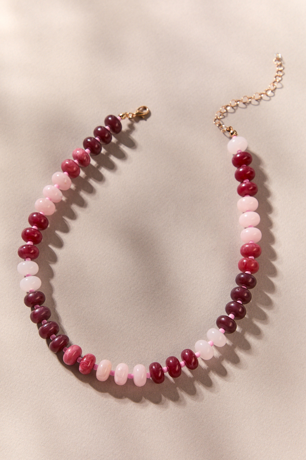 Chloe Multi Colored Beaded Choker - Altar'd State
