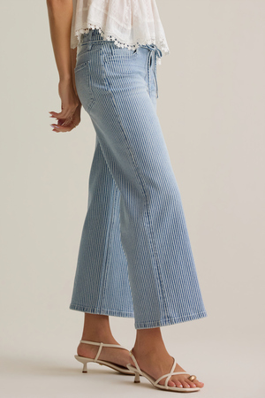 Peyton Stripe Denim Pant - Altar'd State - 