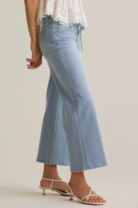 Peyton Stripe Denim Pant Detail 4 - Altar'd State