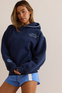 Snowy Escape Graphic Hoodie Detail 4 - Altar'd State