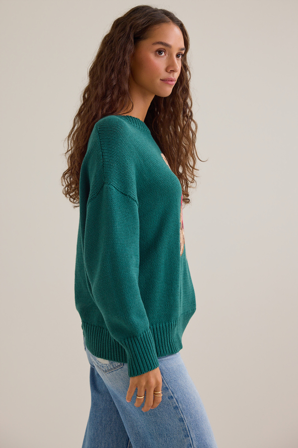 Maya Teddy Bear Sweater Detail 4 - Altar'd State