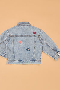 Autumn Floral Jean Jacket Detail 5 - Altar'd State