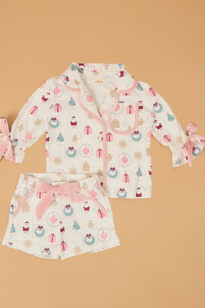 Christmas Tiles Pajama Set - Altar'd State - 