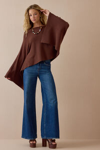 Delaney Knit Poncho - Altar'd State
