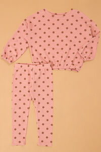 Louise Long Sleeve and Pant Dot Set - Altar'd State