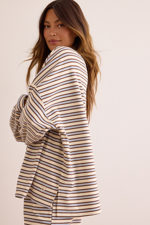 Plush Stripe Crew - Altar'd State - 