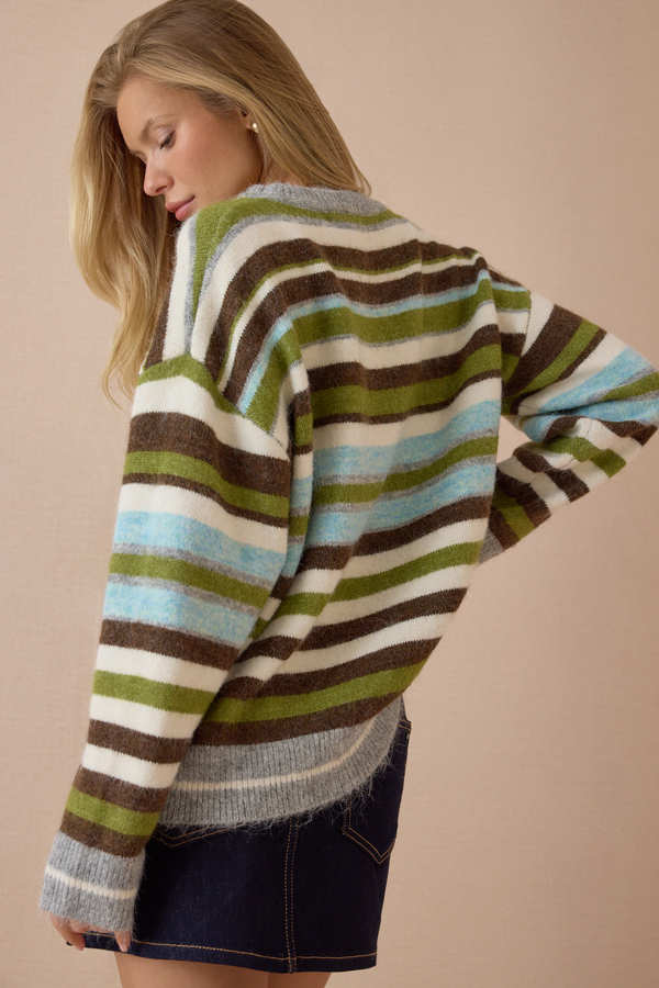 Tomi Multicolor Sweater Detail 4 - Altar'd State