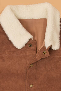 Beau Fur Corduroy Jacket Detail 3 - Altar'd State