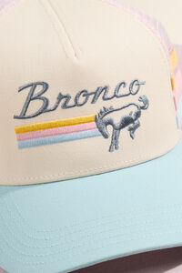 Striped Bronco Trucker Hat Detail 2 - Altar'd State