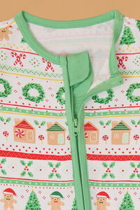 Gingerbread Fair Isle Romper Detail 3 - Altar'd State