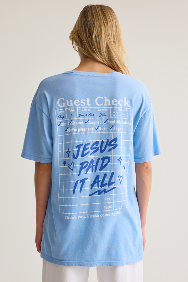 Jesus Paid It All Graphic Tee Detail 3 - Altar'd State