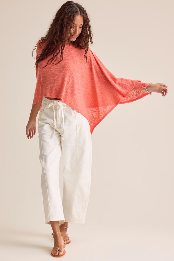 Peggy Poncho Top Detail 2 - Altar'd State