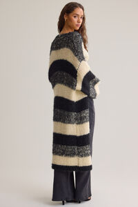 Becky Open Stripe Duster Detail 4 - Altar'd State