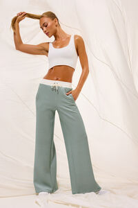 Supersoft Striped Wide Leg Pant - Altar'd State
