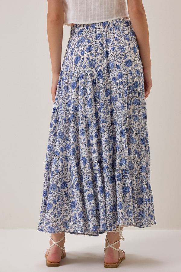 Solara Tiered Maxi Skirt Detail 5 - Altar'd State