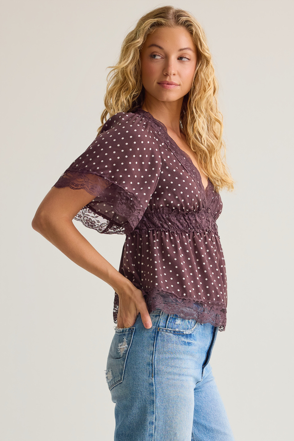 Ruthie Lace Babydoll Top Detail 4 - Altar'd State
