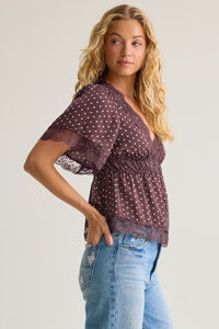 Ruthie Lace Babydoll Top Detail 4 - Altar'd State