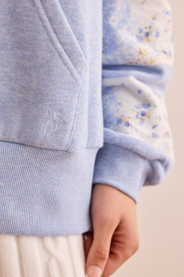 Champ Patchwork Hoodie Detail 6 - Altar'd State