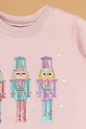 Nutcracker Sequin Sweatshirt - Altar'd State - 