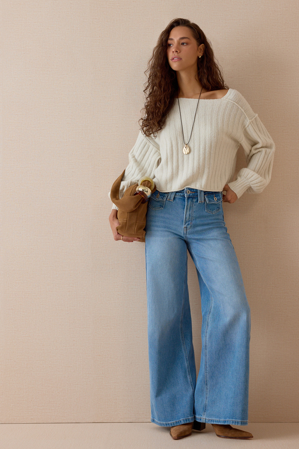 Saylor Knit Sweater Detail 3 - Altar'd State