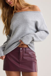 Lenna Vegan Leather Mini Skirt - Altar'd State