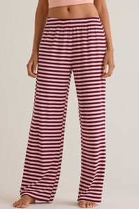 Cate Striped Lounge Pant Detail 2 - Altar'd State