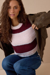 Harper June Striped Sweater Detail 8 - Altar'd State
