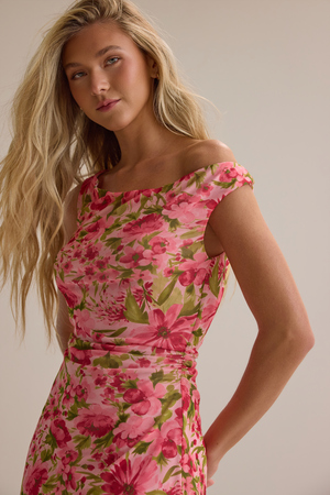 Haiden Floral Mini Dress - Altar'd State - 