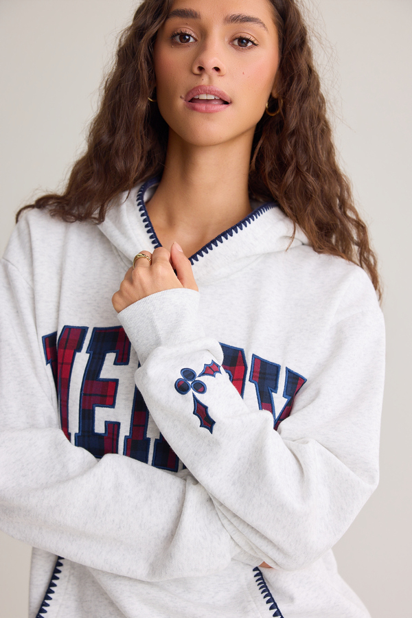 Merry Mock Neck Pullover Detail 2 - Altar'd State