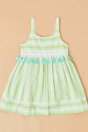 Maddie Striped Youth Dress - Altar'd State