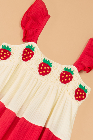 Sadie Strawberry Dress - Altar'd State - 
