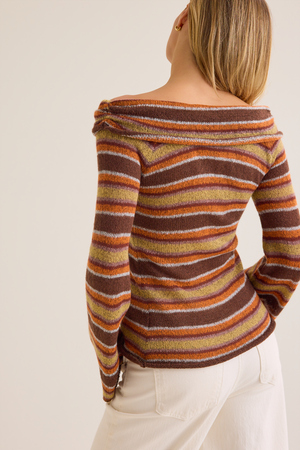 Mayte Striped Sweater - Altar'd State - 