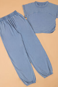 Addison Layered Tee And Jogger Set - Altar'd State
