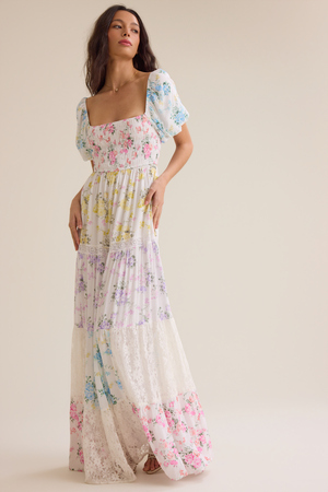 Harlie Floral Maxi Dress - Altar'd State - 