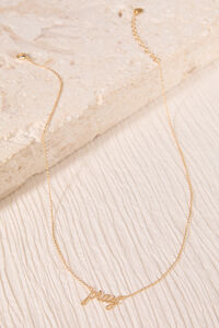 18K Gold Pray Necklace - Altar'd State