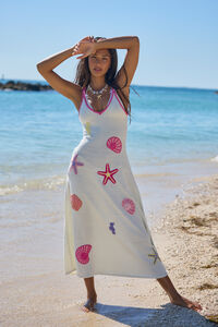 Lani Crochet Maxi Dress Detail 2 - Altar'd State