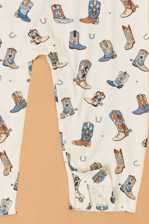 Buckaroo Boots Collared Romper Detail 3 - Altar'd State